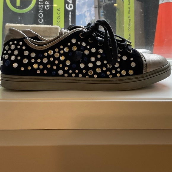 Roberto Botticelli Limited Sneakers Navy Suede EU 38 - Picture 5 of 8